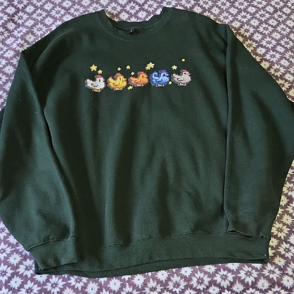 Stardew Valley Chicken Crewneck